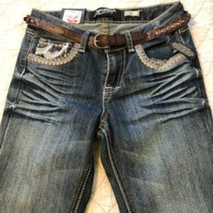 Girl's Arizona Jean Co. Skinny Flare Jeans 12 Reg  New